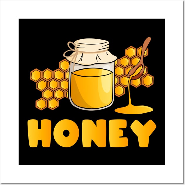 Honey Bee Beekeeper Honey Bee Honey Bees Wall Art by Print-Dinner